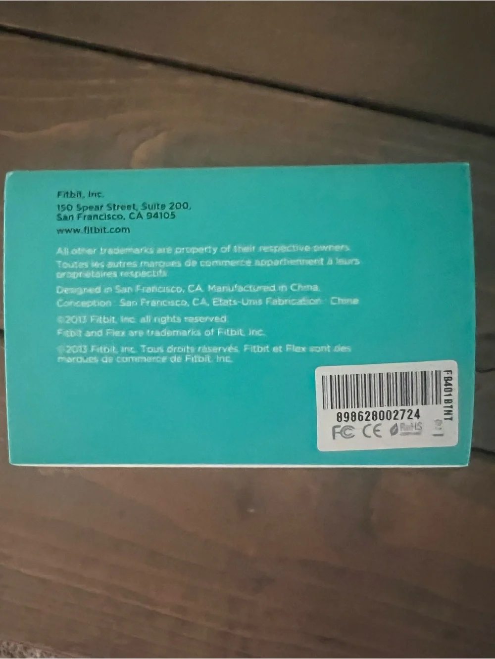 Fitbit Flex Accessory Wristbands 3 Pack Large Black Red Teal NWT
